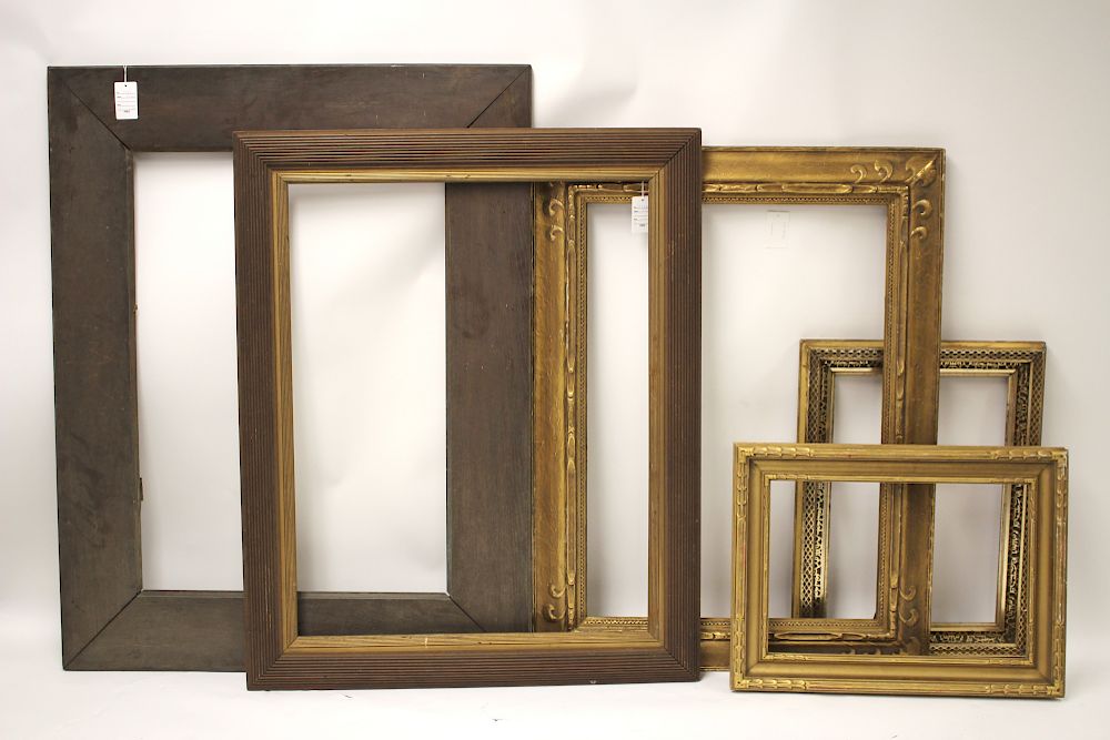 Appraisal: Group of Victorian Art Crafts Frames Largest H x W