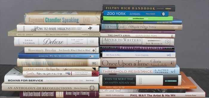 Appraisal: ASSORTED NON-FICTION AND POETRY BOOKS Together with a framed photograph