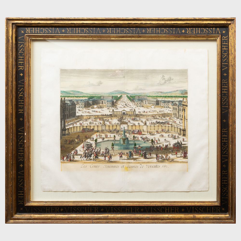 Appraisal: Willem Swidde - Le Trianon de Versailles and Les Cours