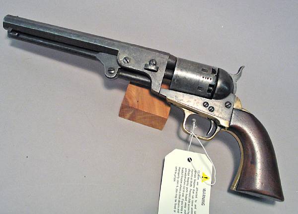 Appraisal: A Metropolitan Arms Company Navy model percussion revolver Serial no