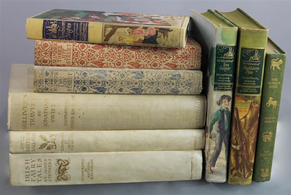 Appraisal: GROUP OF CHILDREN'S BOOKS INCLUDING SEVERAL ARTHUR RACKHAM SIGNED AND