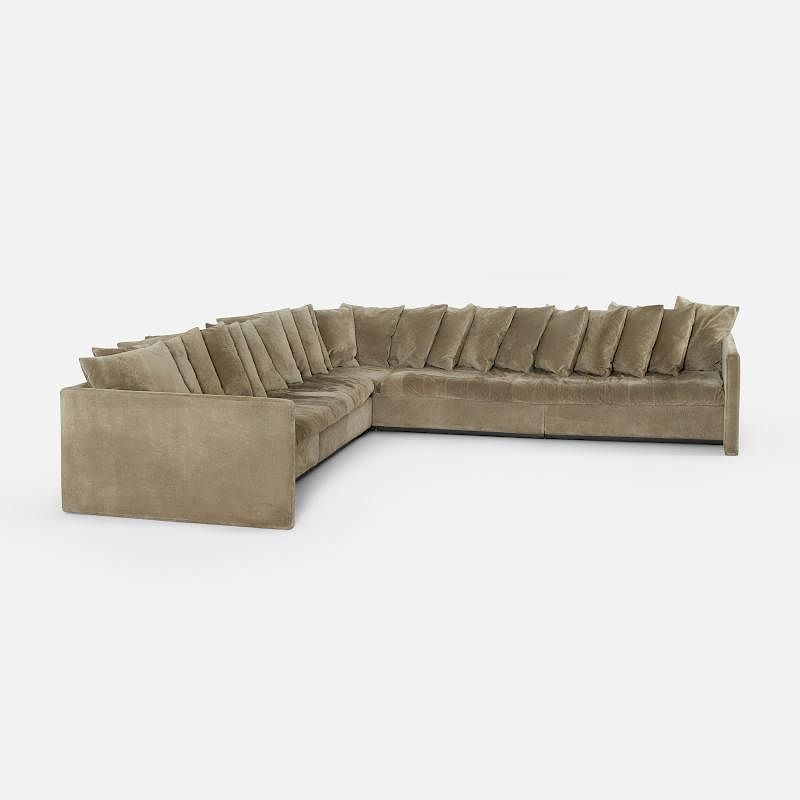 Appraisal: Joseph D'Urso sectional sofa Joseph D'Urso sectional sofa Knoll International