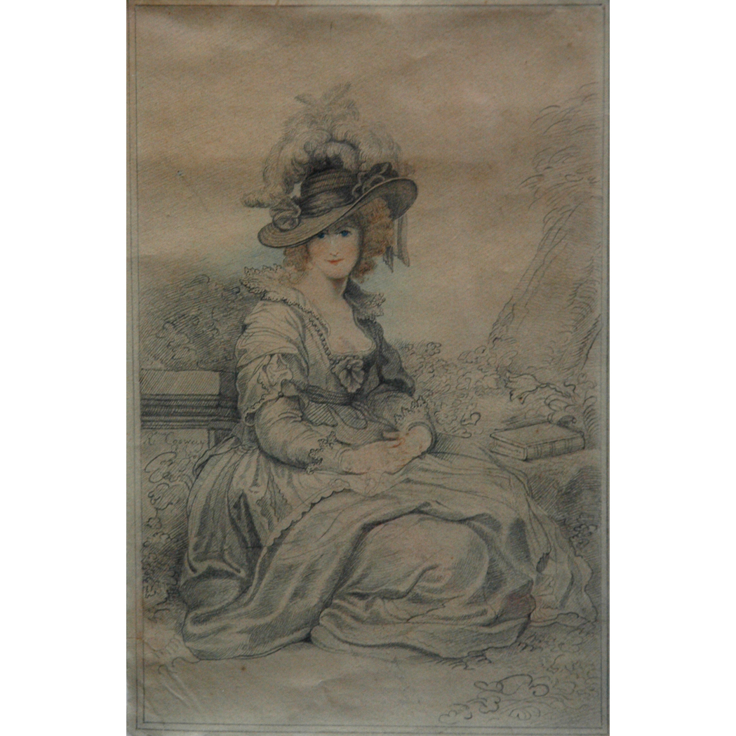 Appraisal: i Richard Cosway British - Portrait of a Lady Seated