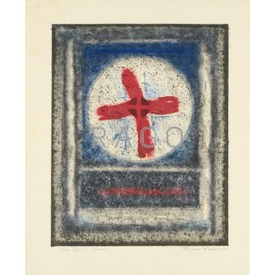 Appraisal: REGINALD H NEAL American - Work on paper Red Symbol