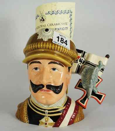 Appraisal: Royal Doulton Large Character Jug Emperor Kaiser D Limited Edition