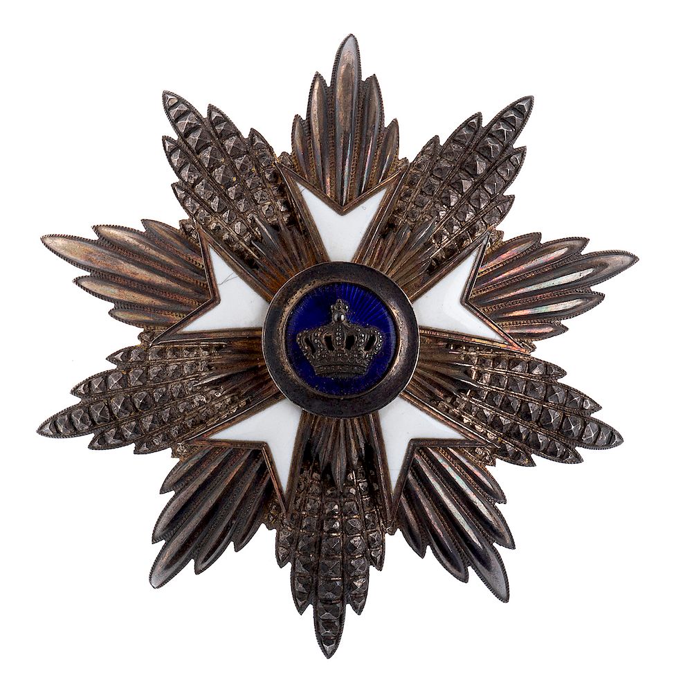 Appraisal: Belgium order of the crown grand cross breast star Belgium