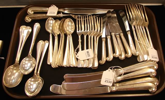 Appraisal: Place settings for including dessert forks dinner forks and lunch