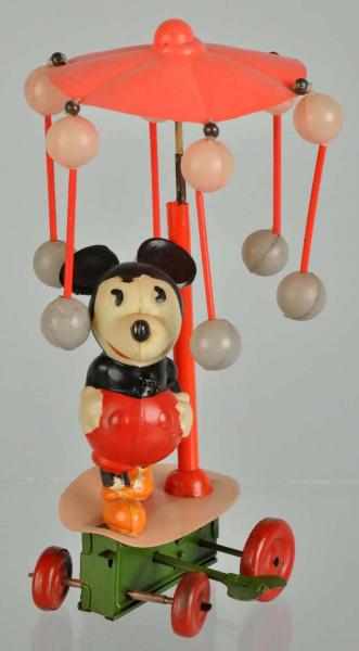 Appraisal: Celluloid Disney Mickey Mouse Whirligig Toy Description Japanese Pre-war Marked