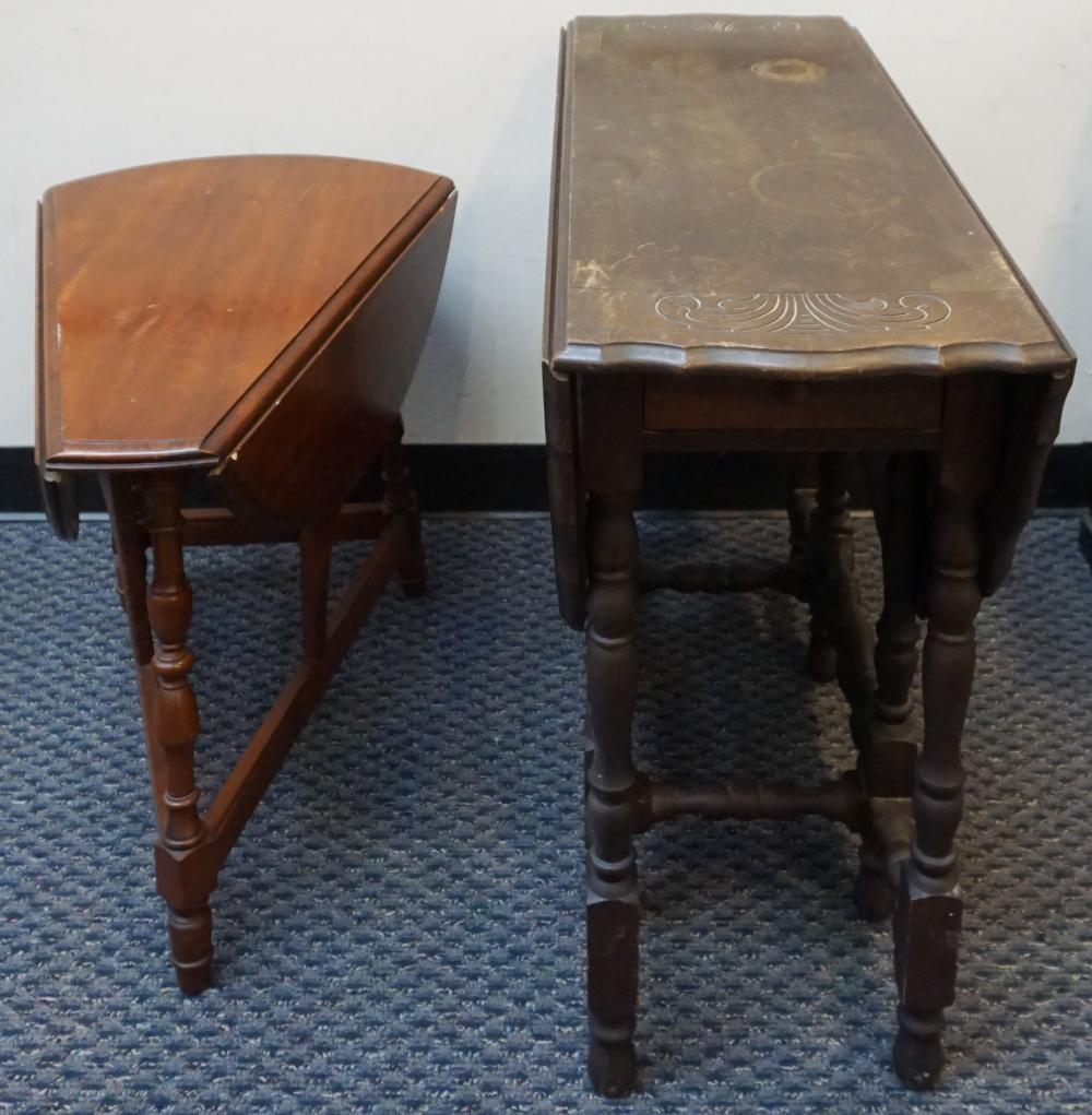 Appraisal: Pennsylvania House Mahogany Corner Drop Leaf Table and a Painted