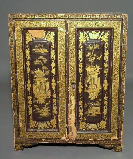 Appraisal: Chinese lacquerware chest mid th c h x w x