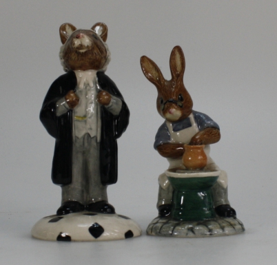 Appraisal: Royal Doulton Bunnykins figures Master Potter DB and The Lawyer