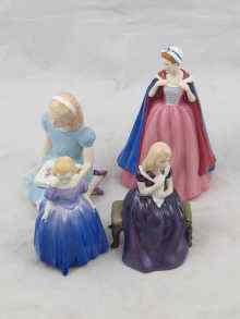 Appraisal: Four Doulton figurines Alice Marie Affection and Bess