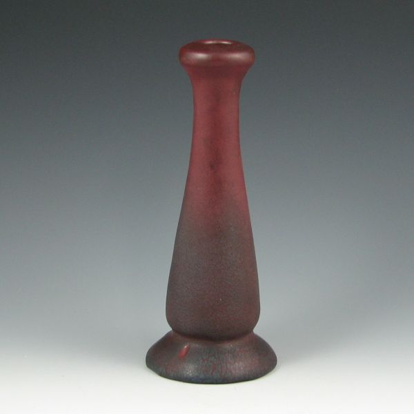 Appraisal: Van Briggle bud vase or candleholder in rich mulberry glaze