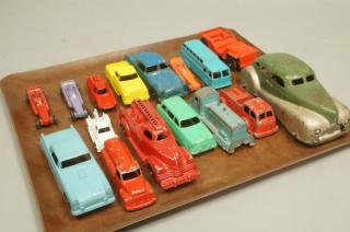 Appraisal: Vintage Toy Cars Models Fire Trucks TOOTSIE TOY MIDGETOY MANOIL