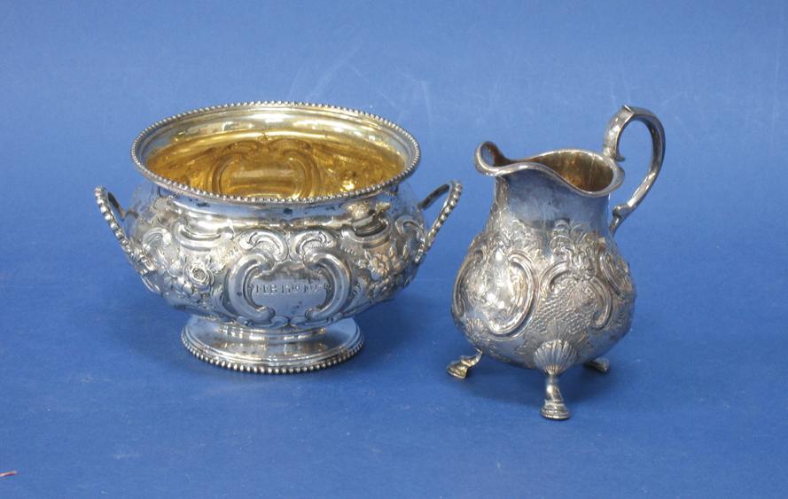 Appraisal: A VICTORIAN SUGAR BOWL of bellied circular form with a