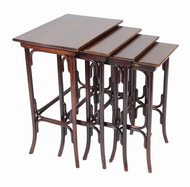 Appraisal: A Thonet quartetto of nesting tables circa - model no