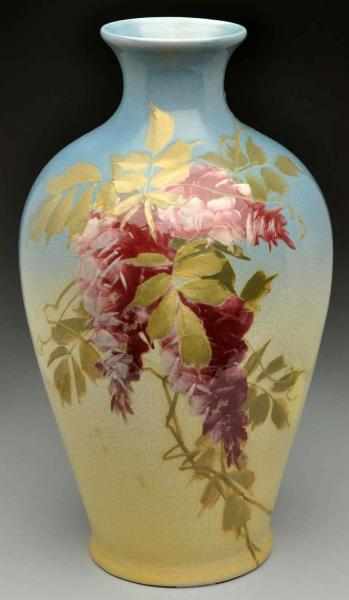 Appraisal: Roseville Rozane Royal Vase Hand decorated and artist signed Mitchell