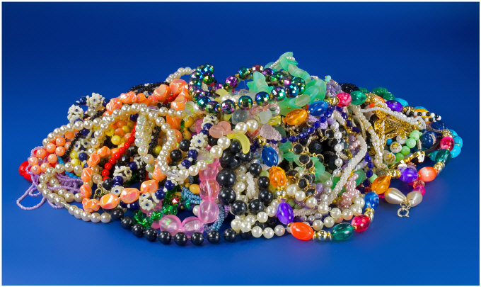 Appraisal: Large Collection Of Costume Jewellery Mostly Beads