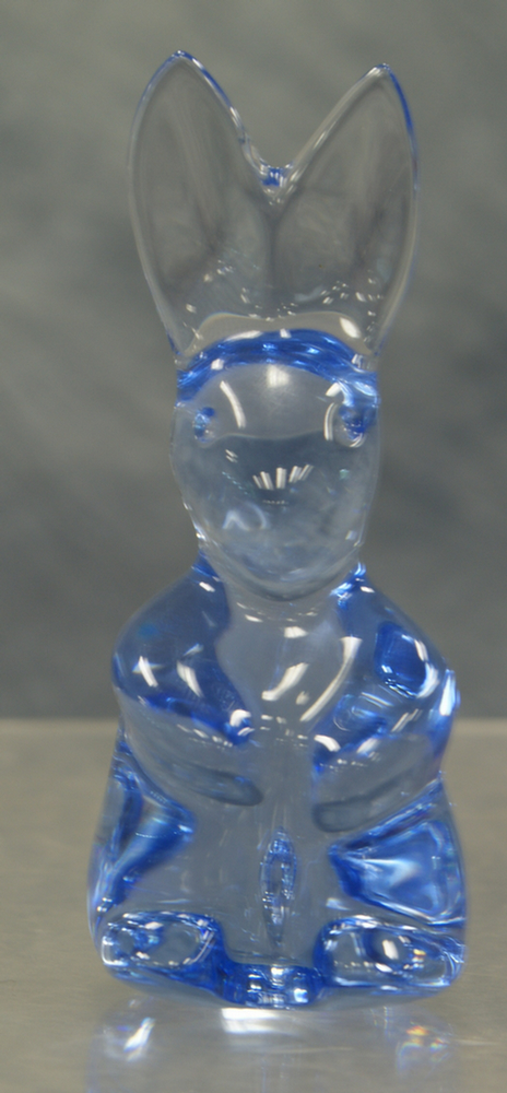 Appraisal: Baccarat Blue rabbit small Estimate -