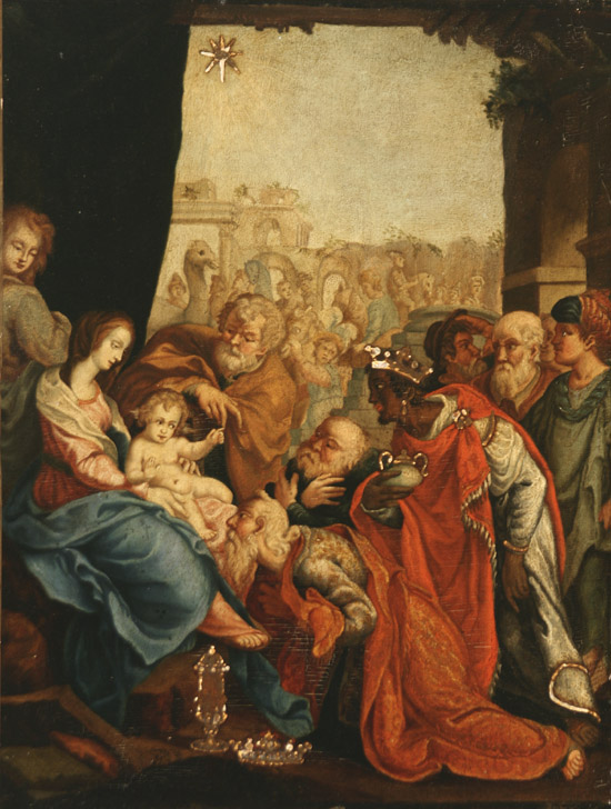 Appraisal: European School th- th Century Adoration of the Magi Unsigned