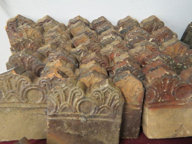 Appraisal: Lot of Georgia Slave Pottery Tiles X a rare find