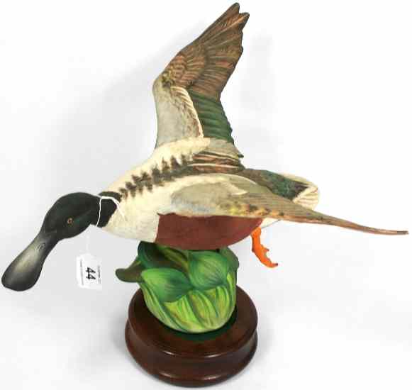 Appraisal: Large Crown Staffordshire Limited Edition Peter Scott Wildfowl Figure on