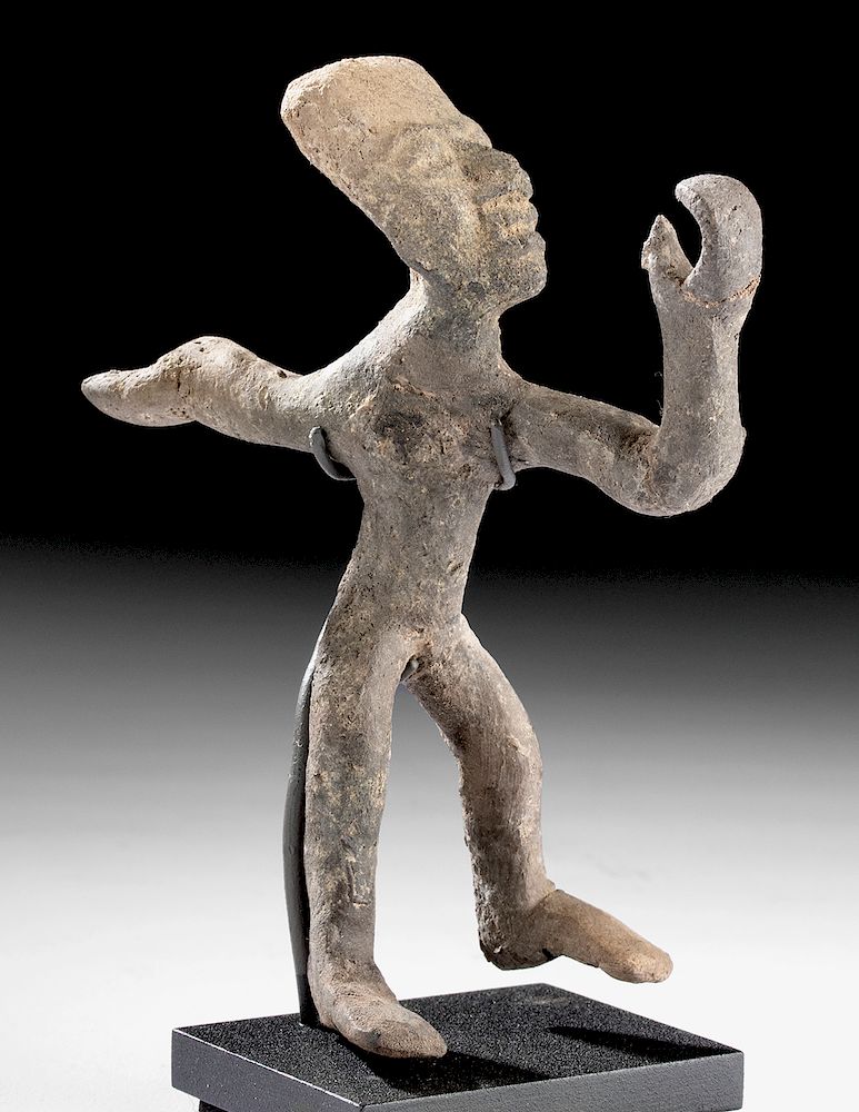 Appraisal: Teotihuacan Terracotta Standing Figure Pre-Columbian Mexico Teotihuacan ca to CE