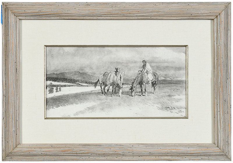 Appraisal: Tom Lovell American - Hilltop Grass signed lower right Tom