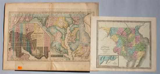 Appraisal: Maps Two items ''Delaware Maryland '' David H Burr New