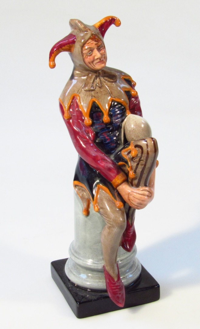 Appraisal: A Royal Doulton figure The Jester HN green copyright mark