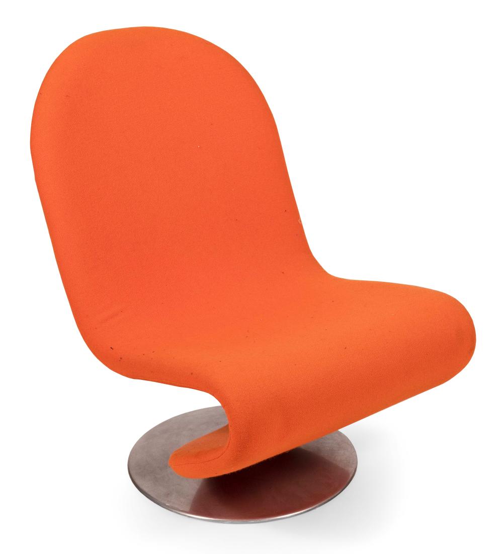 Appraisal: SYSTEM CHAIR ATTRIBUTED TO VERNER PANTON S HEIGHT SEAT HEIGHT