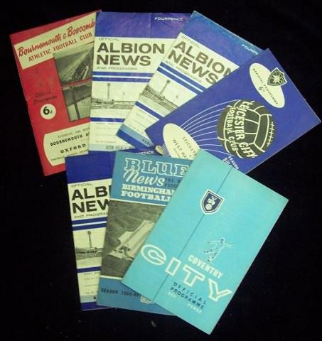 Appraisal: A small quantity of s football programmes