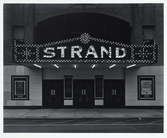 Appraisal: TICE GEORGE - Strand Theater Keyport New Jersey Silver print