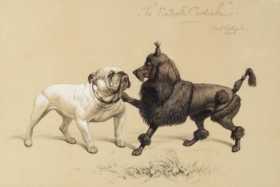 Appraisal: Basil Nightingale British - The Entente Cordiale an English bulldog