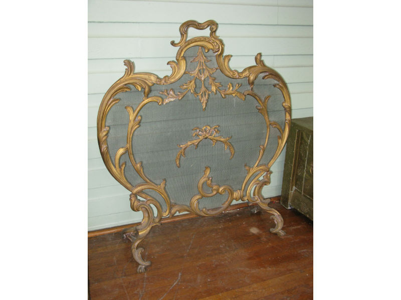 Appraisal: Louis XV Style Fire Screen second half th c Rococo