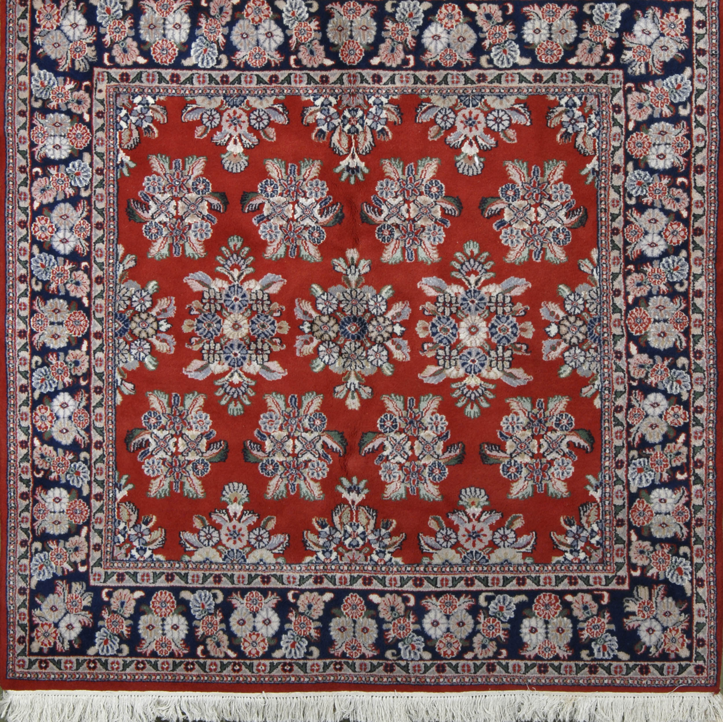 Appraisal: ORIENTAL RUG MODERN HAMADAN ' x ' Five rows of