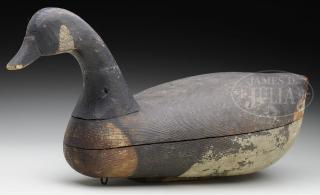 Appraisal: CARVED HUTCHINS GOOSE HOLLOW BODY DECOY CARVED HUTCHINS GOOSE HOLLOW