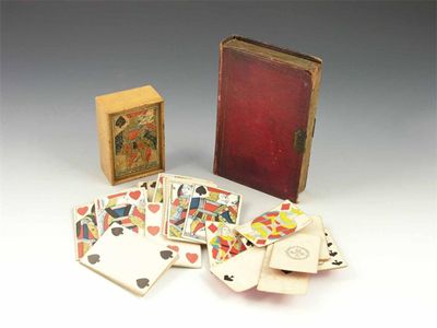 Appraisal: Hall Son A complete set of playing cards number the