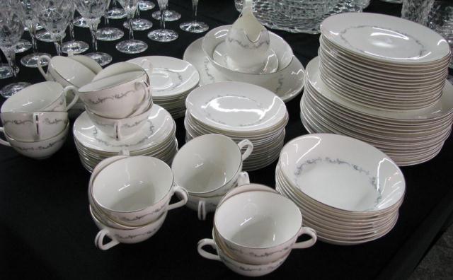 Appraisal: Set of Royal Doulton Porcelain Dinnerware complete service for eight