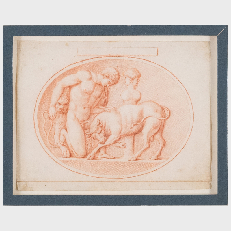 Appraisal: European School A Group of Four Classical Subjects Three pencil