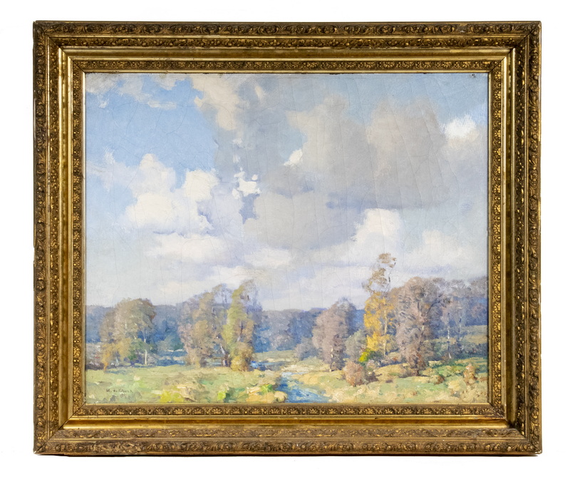 Appraisal: WILLIAM JURIAN KAULA MA - Summer Skies oil on canvas