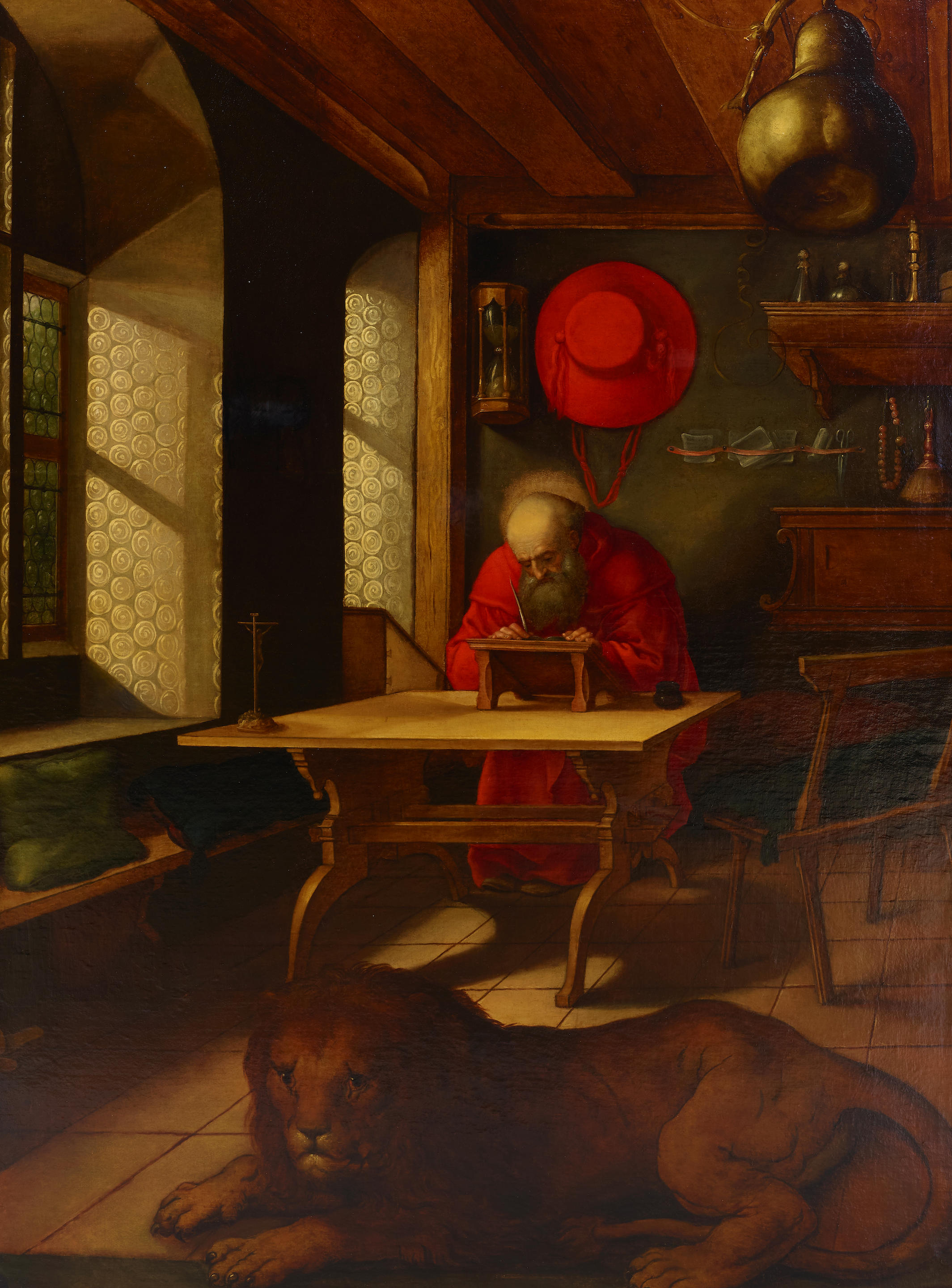 Appraisal: AFTER ALBRECHT D RER GERMAN - ST JEROME IN HIS