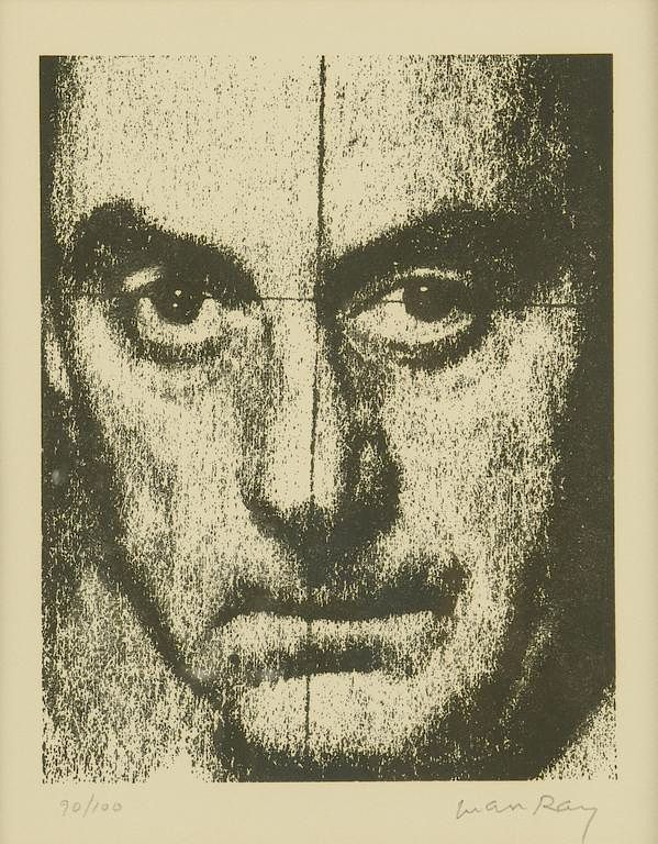 Appraisal: Man Ray Screen Print Self Portrait Man Ray New York