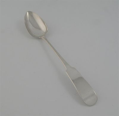 Appraisal: A George III Scottish Oar pattern serving spoon by P