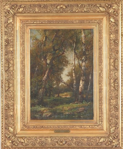 Appraisal: Early October wooded landscape x SLL C Linford Artist American