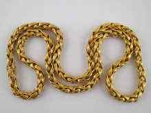 Appraisal: A gold necklace by Marchisio approx cm long and grams