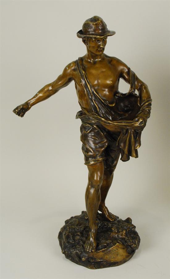 Appraisal: JULES JACQUE LABATUT French - LE SEMEUR The Sower bronze