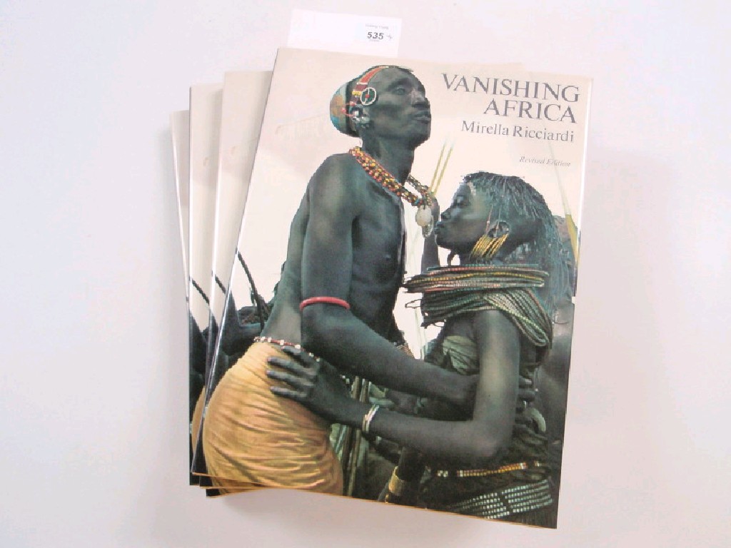 Appraisal: Ricciardi Mirella Vanishing Africa revised edition London orig dec cloth