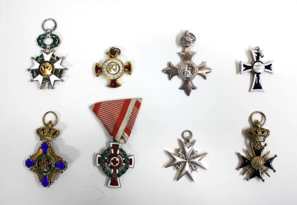 Appraisal: COLLECTION OF EIGHT FOREIGN MEDALS British Order of St John