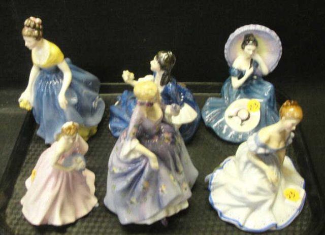 Appraisal: ROYAL DOULTON Figurines Ladies in Gowns Series HN HN HN